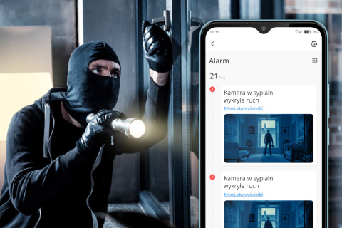 Kamera Wi-Fi Kruger&Matz Connect C10 TuyaSmart podczerwień 355° microSD