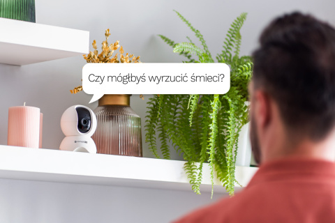 Kamera Wi-Fi Kruger&Matz Connect C10 TuyaSmart podczerwień 355° microSD