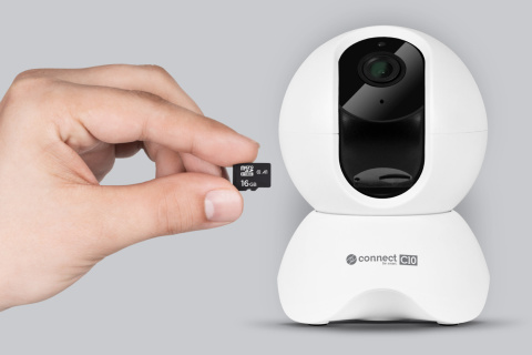 Kamera Wi-Fi Kruger&Matz Connect C10 TuyaSmart podczerwień 355° microSD