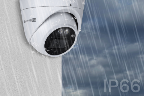 Kamera zewnętrzna WiFi IP Tuya zoom alarm IP66
