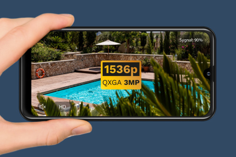 Kamera zewnętrzna WiFi IP Tuya zoom alarm IP66