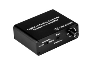 Konwerter optyczny toslink coaxial do 2xRCA cinch