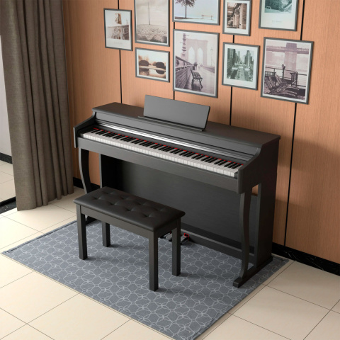 Pianino cyfrowe 88 klawiszy klawiatura ważona 256 USB Kruger&Matz KMDP-155