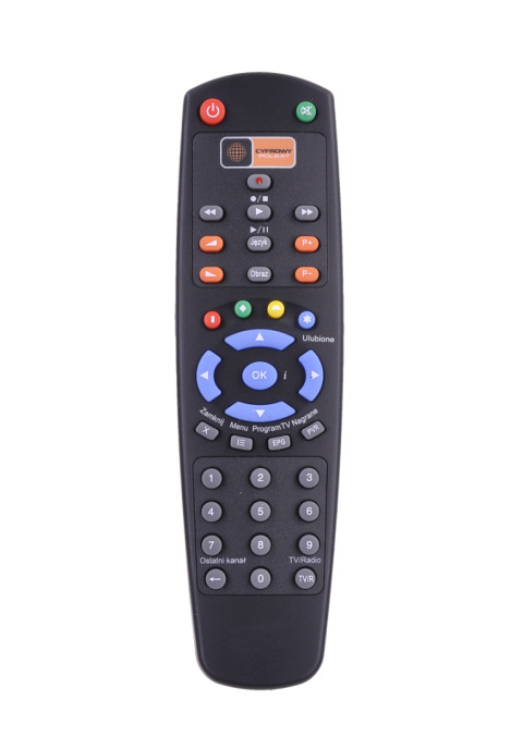 Pilot do dekodera Cyfrowy Polsat HD5000 Pilot do dekodera Cyfrowy Polsat HD5000