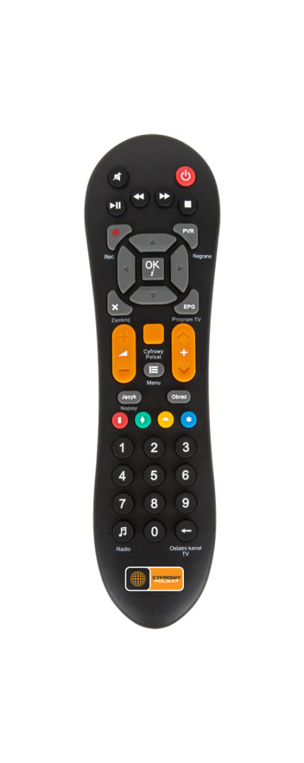 Pilot do dekodera Cyfrowy Polsat HD7000 Pilot do dekodera Cyfrowy Polsat HD7000