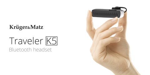 Słuchawka Bluetooth Kruger&Matz Traveler K5 Słuchawka Bluetooth Kruger&Matz Traveler K5