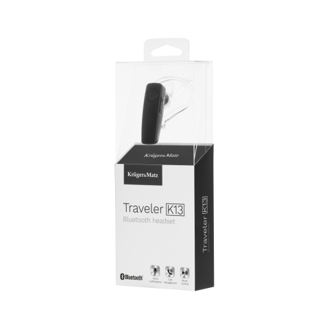 Słuchawka bezprzewodowa bluetooth do ucha Kruger&Matz Traveler K13