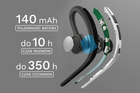 Słuchawka bluetooth BT 5.0 HD Kruger&Matz K15