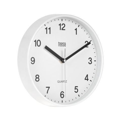 Zegar ścienny 20 cm Teesa nowoczesny cichy