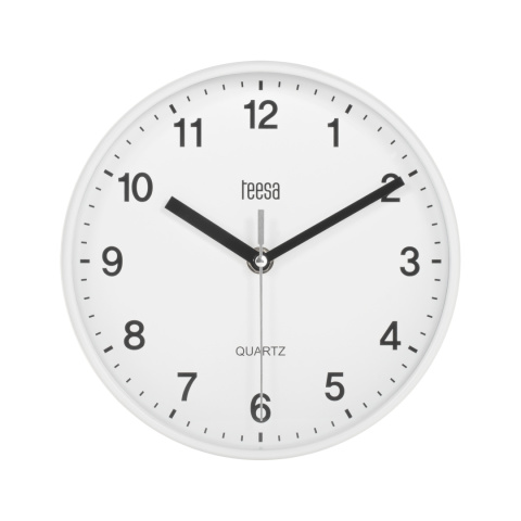 Zegar ścienny 20 cm Teesa nowoczesny cichy