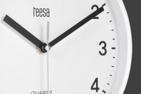Zegar ścienny 20 cm Teesa nowoczesny cichy