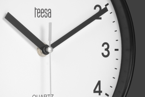 Zegar ścienny 20 cm Teesa nowoczesny cichy