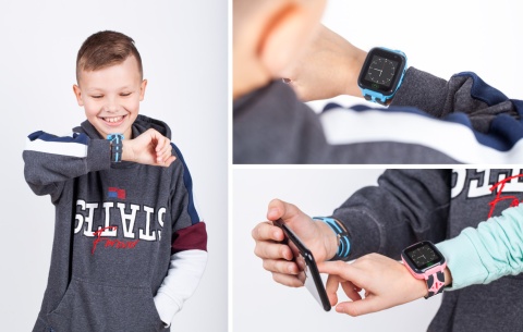 Zegarek dla dzieci Kruger&Matz SmartKid niebieski