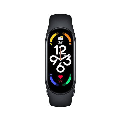 Smartband Xiaomi Mi Smart Band 7 opaska AMOLED Czarna Smartband Xiaomi Mi Smart Band 7 opaska AMOLED Czarna
