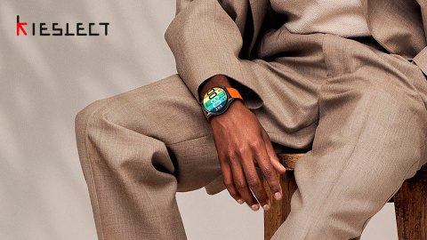 Smartwatch KIESLECT KR PRO IP68 AMOLED Always On Display iOS rozmowy tętno