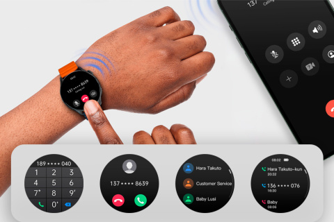 Smartwatch KIESLECT KR PRO IP68 AMOLED Always On Display iOS rozmowy tętno