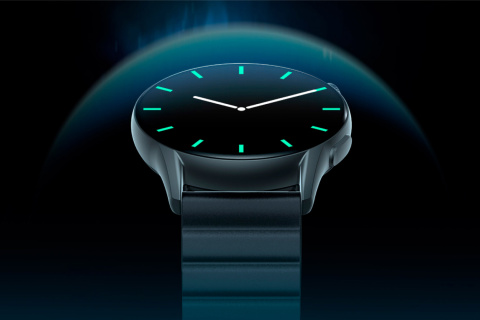 Smartwatch KIESLECT KR PRO IP68 AMOLED Always On Display iOS rozmowy tętno