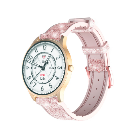 Smartwatch KIESLECT Lora Gold IP68 BT iOS rozmowy tętno
