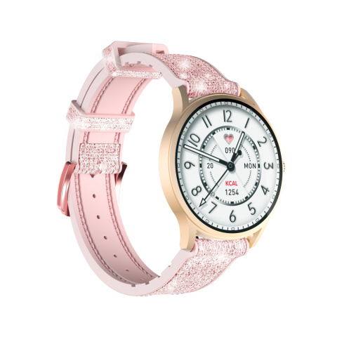 Smartwatch KIESLECT Lora Gold IP68 BT iOS rozmowy tętno