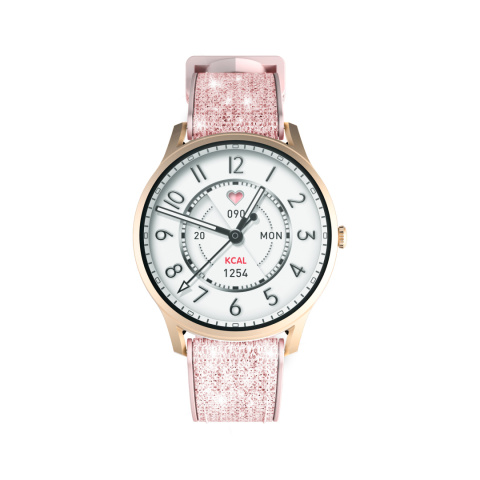 Smartwatch KIESLECT Lora Gold IP68 BT iOS rozmowy tętno