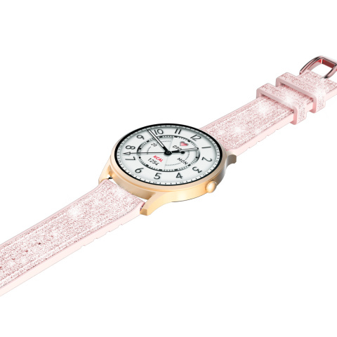 Smartwatch KIESLECT Lora Gold IP68 BT iOS rozmowy tętno