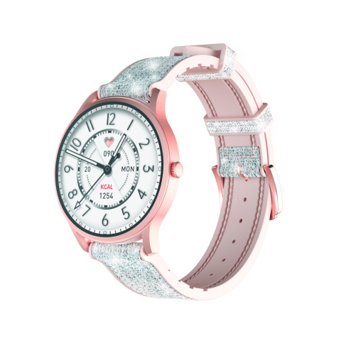 Smartwatch KIESLECT Lora Pink IP68 BT iOS rozmowy tętno Smartwatch KIESLECT Lora Pink IP68 BT iOS rozmowy tętno