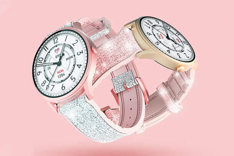 Smartwatch KIESLECT Lora Pink IP68 BT iOS rozmowy tętno Smartwatch KIESLECT Lora Pink IP68 BT iOS rozmowy tętno