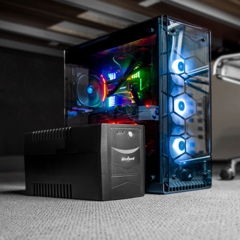 Zasilacz awaryjny UPS 1000VA 600W Micropower Rebel