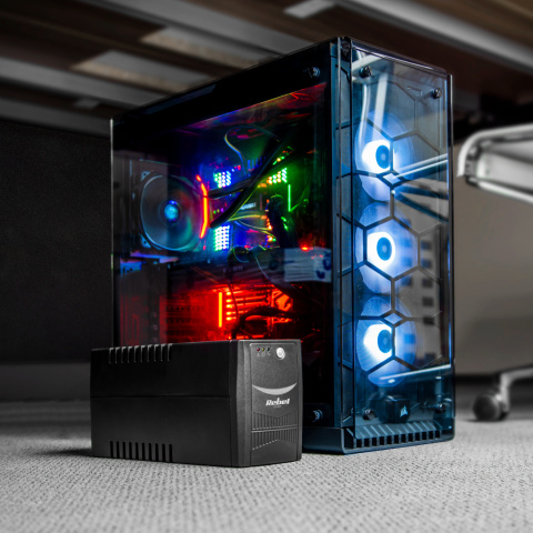 Zasilacz awaryjny UPS 600VA 360W Micropower Rebel