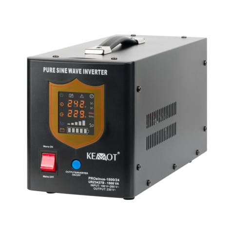 Zasilacz awaryjny UPS Kemot PROsinus 1500 24V/230V Zasilacz awaryjny UPS Kemot PROsinus 1500 24V/230V