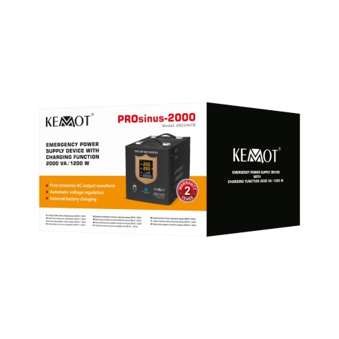 Zasilacz awaryjny UPS Kemot PROsinus 2000 12V/230V Zasilacz awaryjny UPS Kemot PROsinus 2000 12V/230V