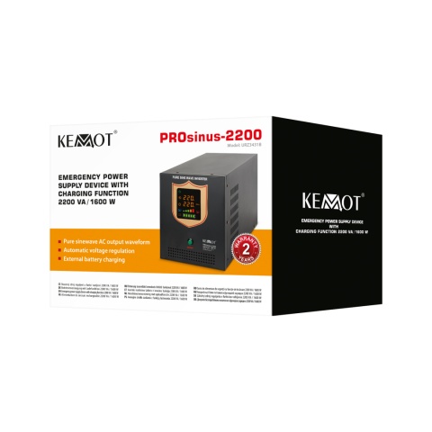 Zasilacz awaryjny UPS Kemot PROsinus 2200 12V/230V Zasilacz awaryjny UPS Kemot PROsinus 2200 12V/230V