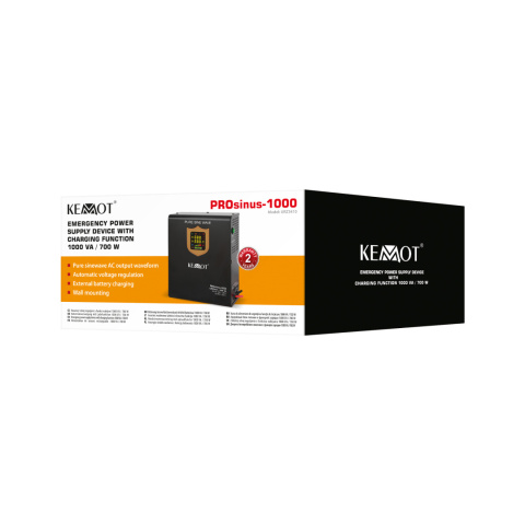 Zasilacz awaryjny UPS przetwornica sinus 12V 230V 1000VA/700W Zasilacz awaryjny UPS przetwornica sinus 12V 230V 1000VA/700W