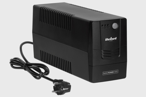 Zasilacz awaryjny komputerowy UPS REBEL 1000 offline 1000VA 600W 230 V 50Hz