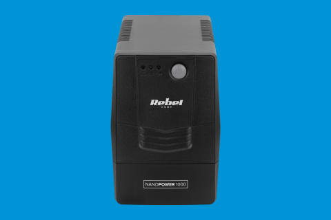 Zasilacz awaryjny komputerowy UPS REBEL 1000 offline 1000VA 600W 230 V 50Hz