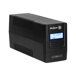 Zasilacz awaryjny komputerowy UPS REBEL 1000VA 600W 230 V 50Hz LCD USB RJ45