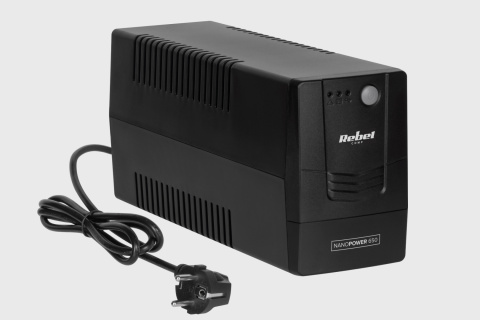 Zasilacz awaryjny komputerowy UPS REBEL Nanopower 650VA 360W