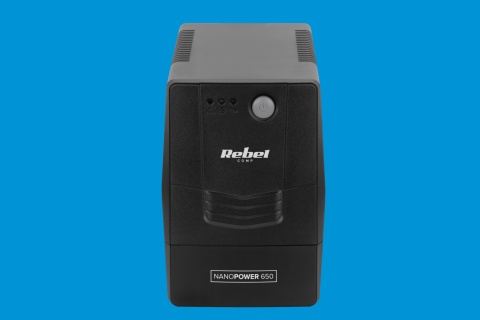 Zasilacz awaryjny komputerowy UPS REBEL Nanopower 650VA 360W