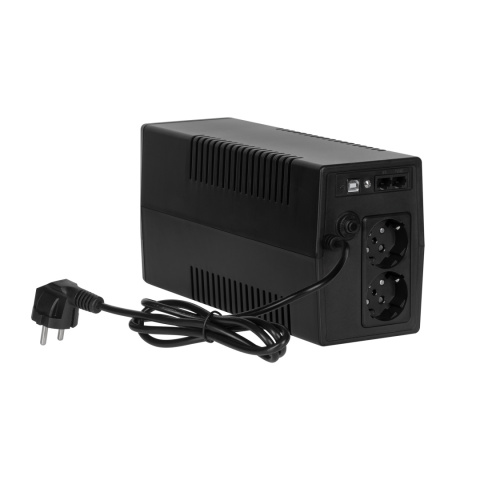 Zasilacz awaryjny komputerowy UPS REBEL Plus 850VA 480W LCD USB RJ45