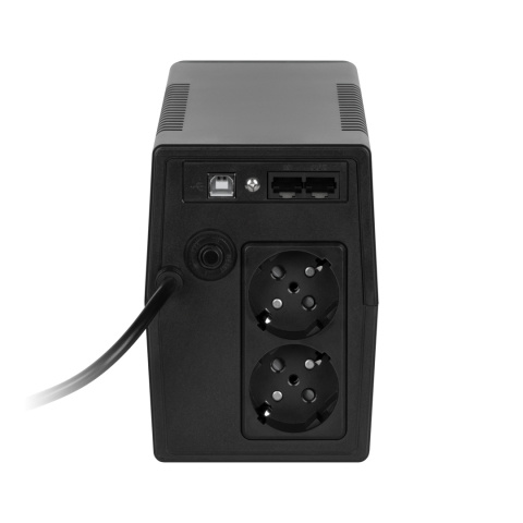 Zasilacz awaryjny komputerowy UPS REBEL Plus 850VA 480W LCD USB RJ45