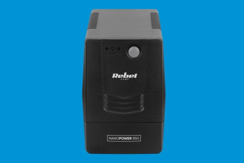 Zasilacz awaryjny komputerowy UPS REBEL offline 850VA 480W 230 V 50Hz