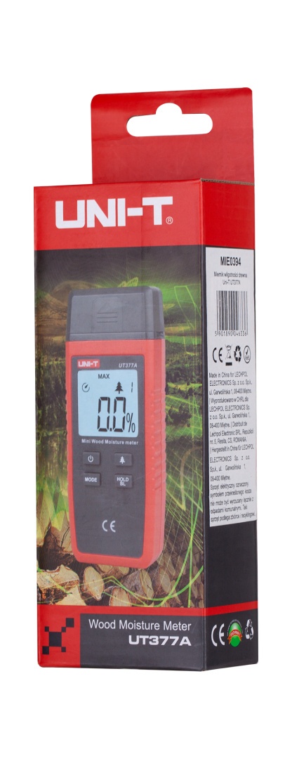 Cyfrowy miernik wilgotności drewna papieru LCD zestaw Uni-T UT377A Cyfrowy miernik wilgotności drewna papieru LCD zestaw Uni-T UT377A