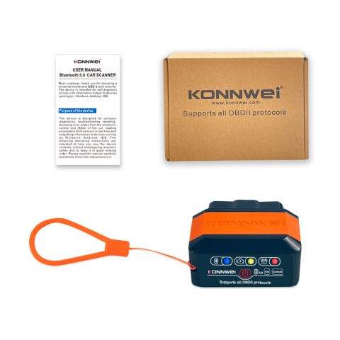 Interfejs Konnwei KW905 Polski ELM327 OBD2 Bluetooth 5.0 ANDROID iOS Interfejs Konnwei KW905 Polski ELM327 OBD2 Bluetooth 5.0 ANDROID iOS