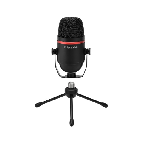 Mikrofon gamingowy vlogerowy USB Kruger&Matz Warrior GV-200 streamingowy Mikrofon gamingowy vlogerowy USB Kruger&Matz Warrior GV-200 streamingowy