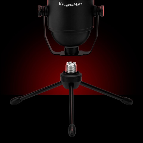 Mikrofon gamingowy vlogerowy USB Kruger&Matz Warrior GV-200 streamingowy Mikrofon gamingowy vlogerowy USB Kruger&Matz Warrior GV-200 streamingowy