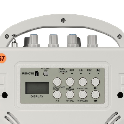 Mikrofon z wzmacniaczem zestaw przenośny Rebel SH222UBT 50W Bluetooth Mikrofon z wzmacniaczem zestaw przenośny Rebel SH222UBT 50W Bluetooth