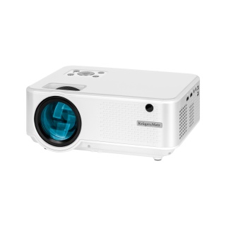 Projektor LED Full HD USB 5000Lm 150" rzutnik pilot Kruger&Matz V-LED20