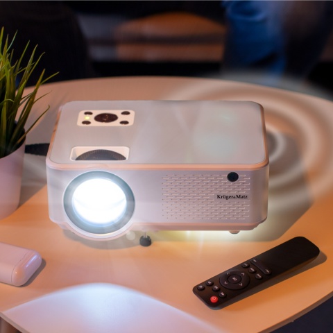 Projektor LED Full HD USB 5000Lm 150" rzutnik pilot Kruger&Matz V-LED20 Projektor LED Full HD USB 5000Lm 150" rzutnik pilot Kruger&Matz V-LED20