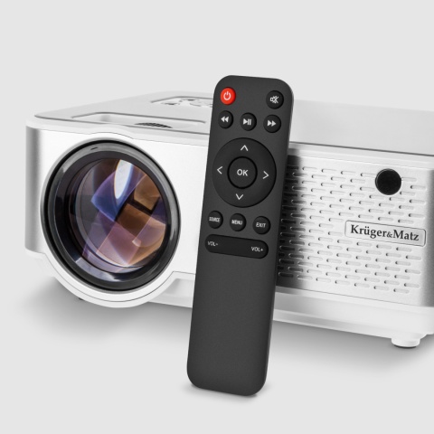Projektor LED Full HD USB 5000Lm 150" rzutnik pilot Kruger&Matz V-LED20 Projektor LED Full HD USB 5000Lm 150" rzutnik pilot Kruger&Matz V-LED20
