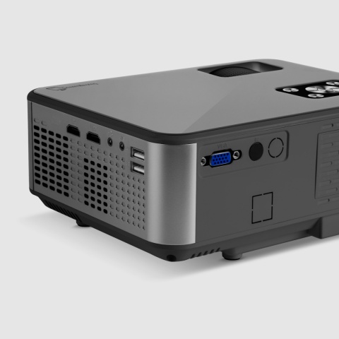 Projektor LED Full HD WiFi USB 5000Lm 150" rzutnik pilot KrugerMatz V-LED60 Projektor LED Full HD WiFi USB 5000Lm 150" rzutnik pilot KrugerMatz V-LED60